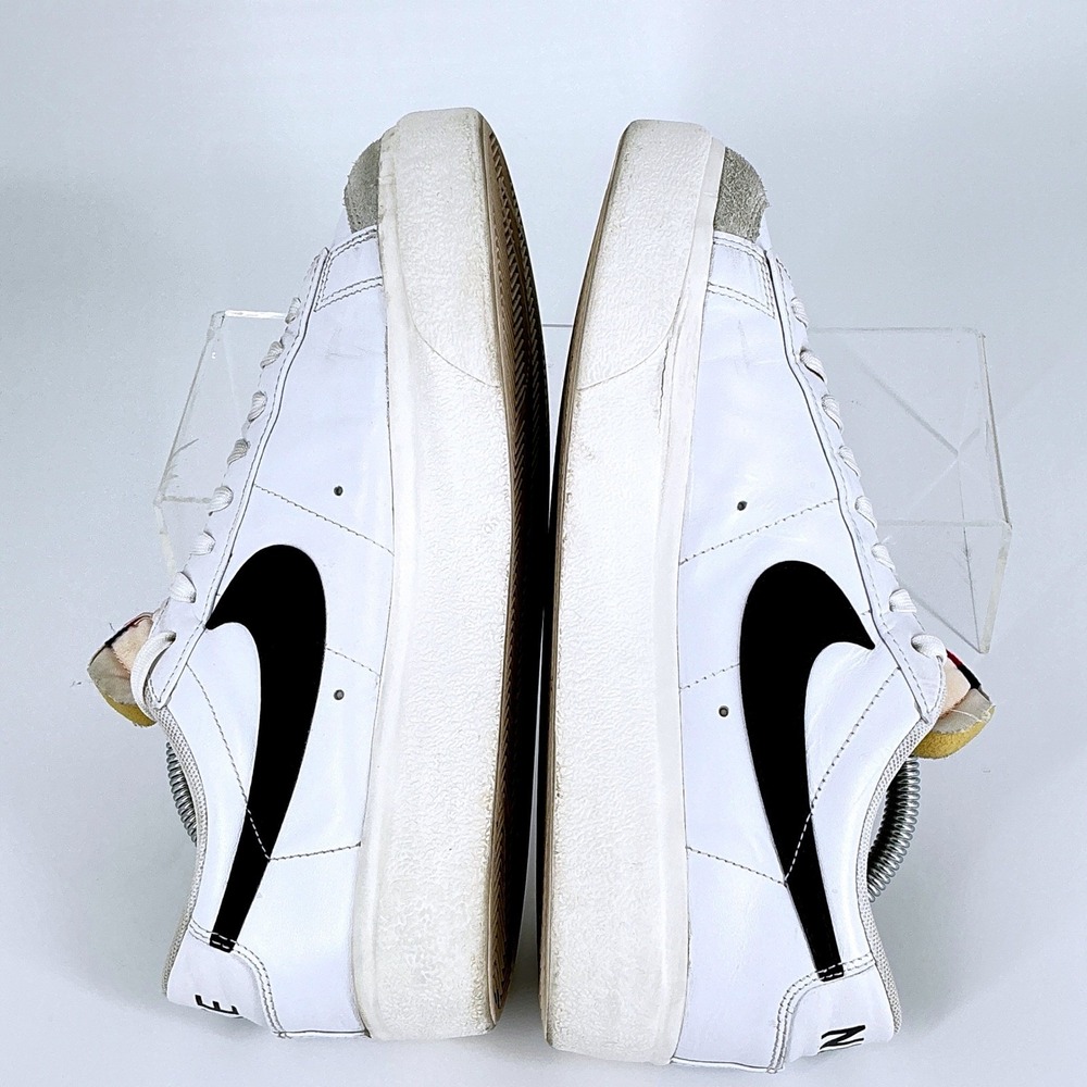 Nike Size 10.5 Blazer Low Vintage White Black Suede Womens Shoes - Picture 8 of 14